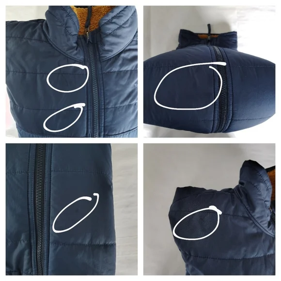 The North Face TNF Reversible Sherpa Fleece Boys Youth Full Zip Coat Jacket L - Picture 8 of 16